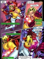Comics art Superheroine. Part 7